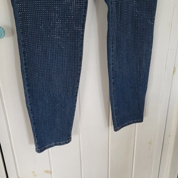 Inc Embellished Skinny Tapered Leg Ankle Jean 14W - Picture 4 of 14